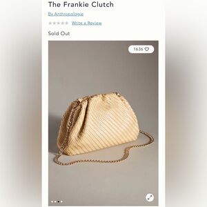 Anthropologie Frankie Clutch in Yellow